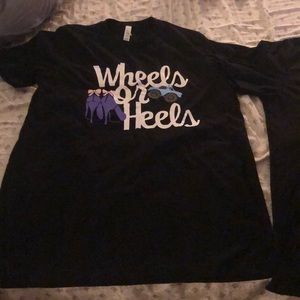 Wheels or heels tshirts for gender reveal